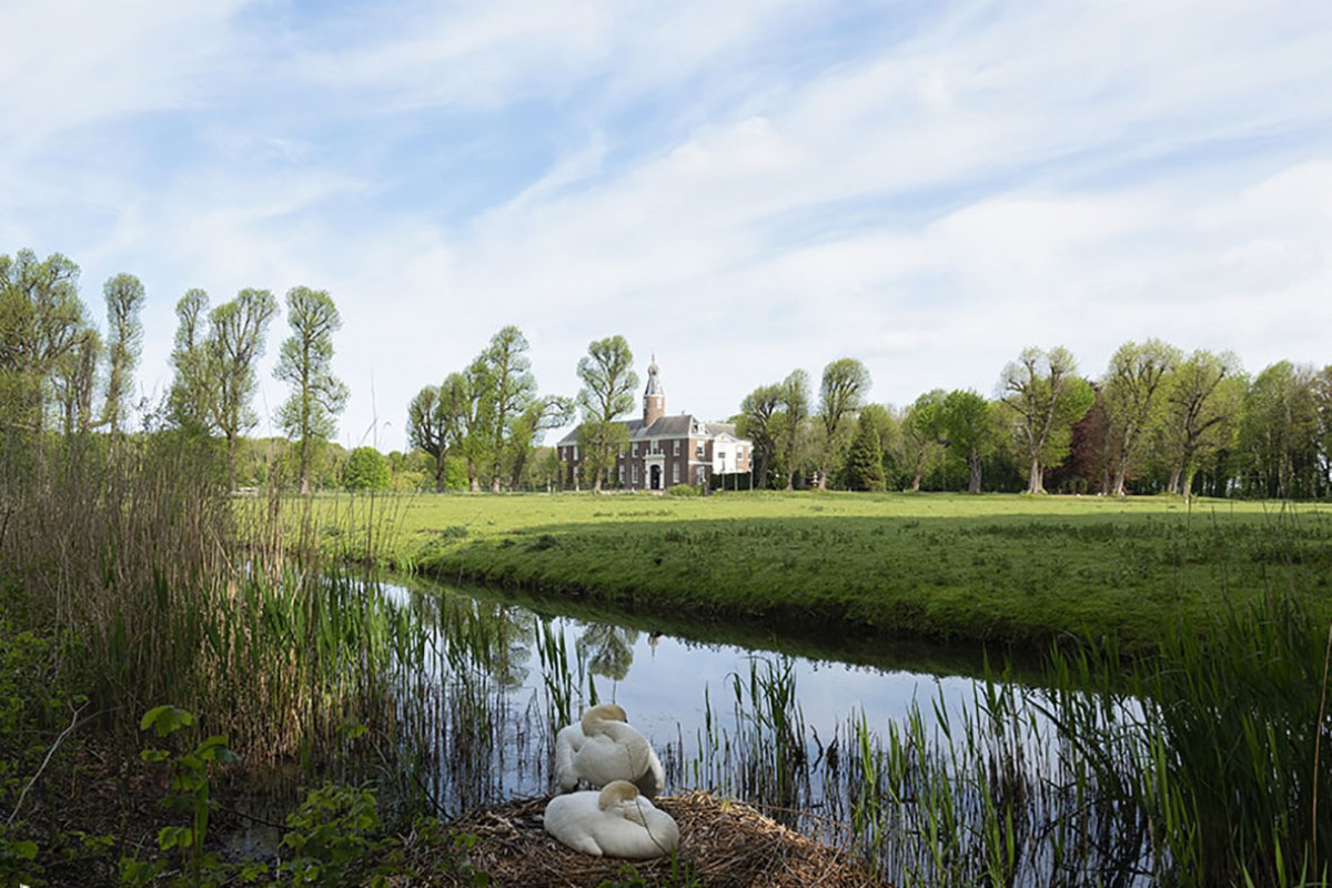 Burg Radfahren durch die Dünen bei Heemskerk