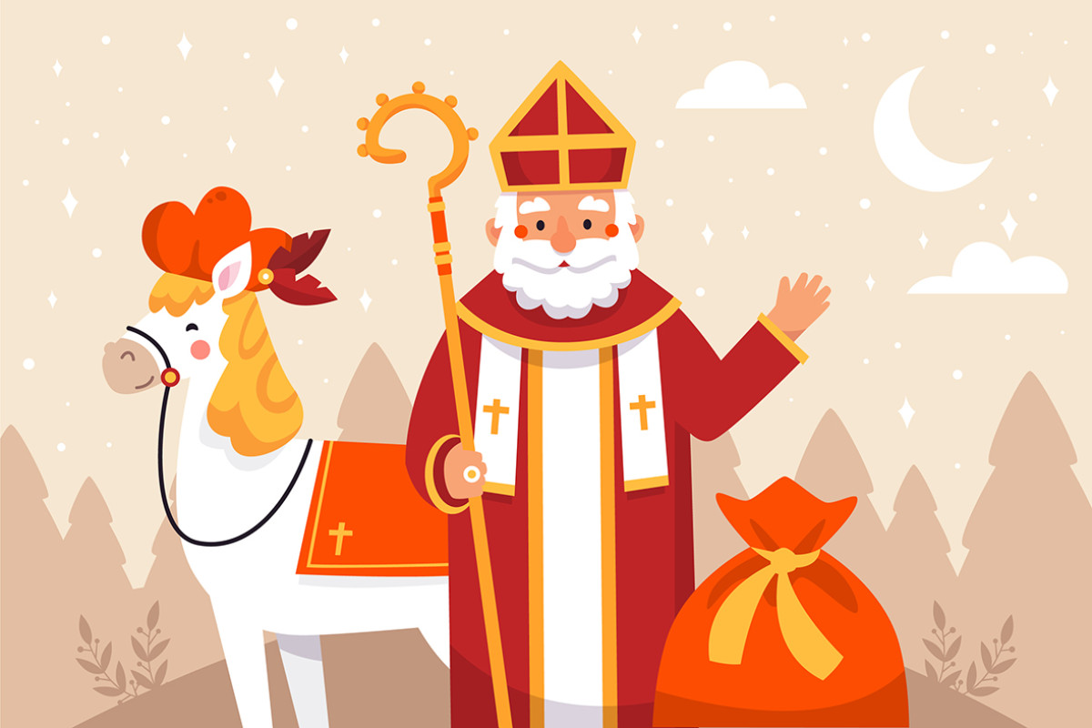 Einzug von Sinterklaas in Schoorl