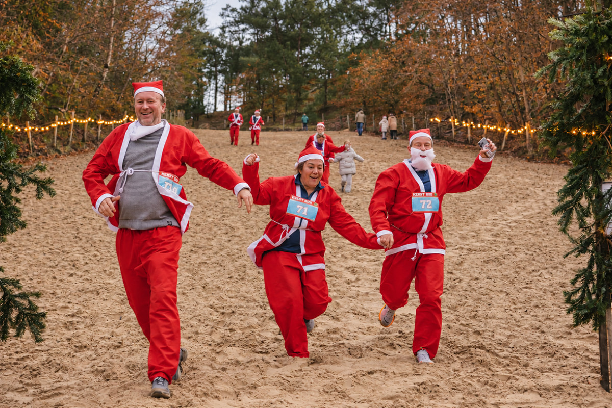 Kerstmannenrun Schoorl