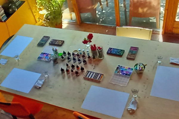 Intuïtieve teken- en schilderworkshops
