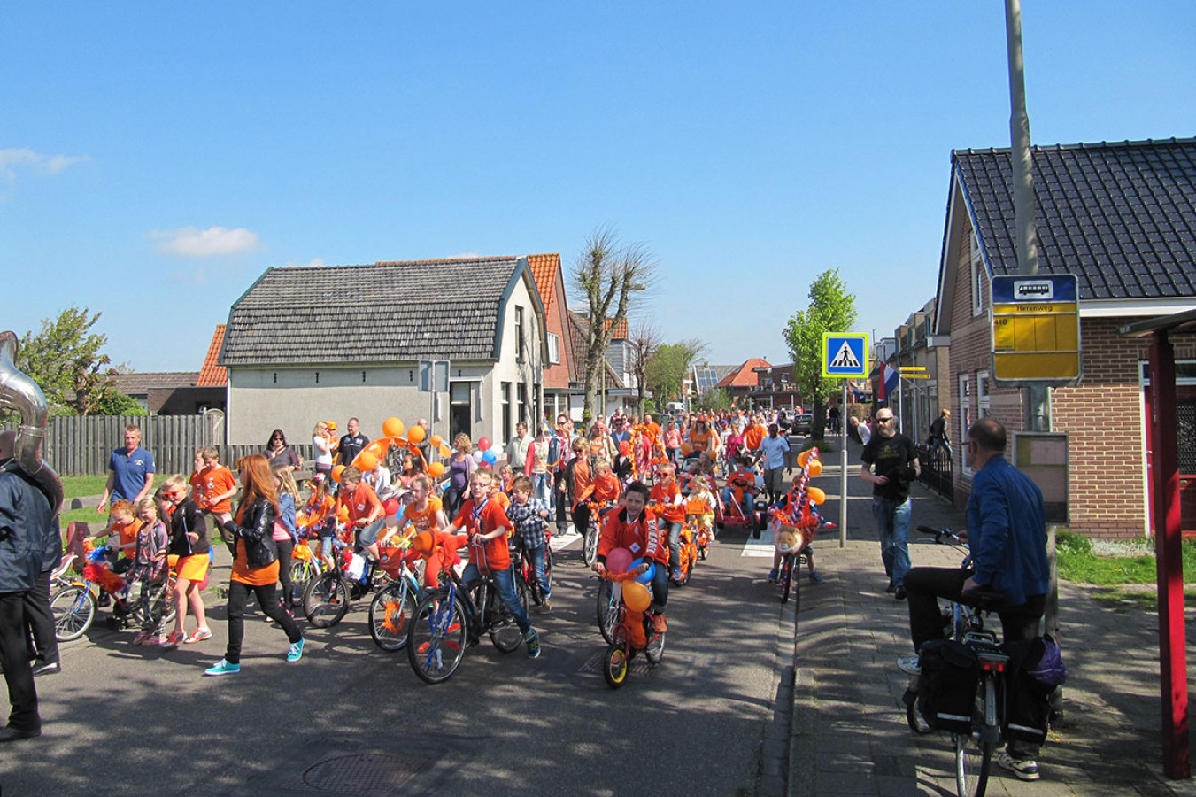 Königstag in Egmond aan den Hoef