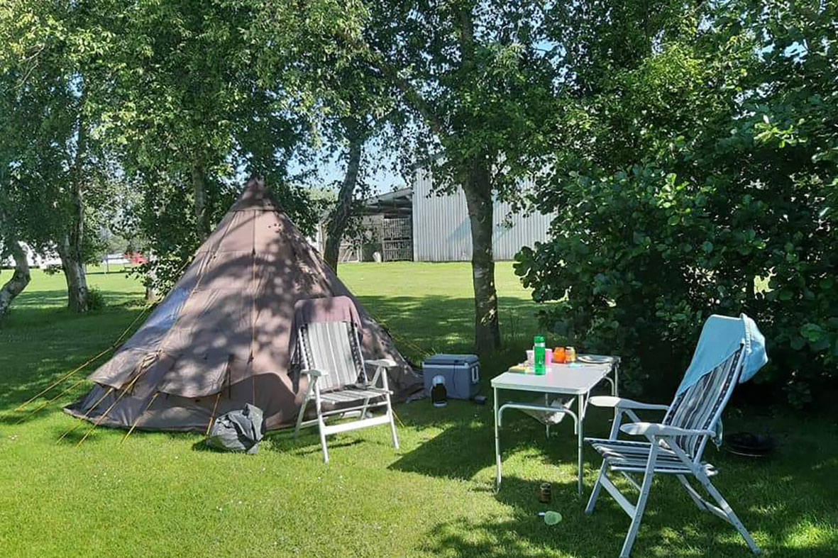 Landschaft Campingplatz De Kolibrie